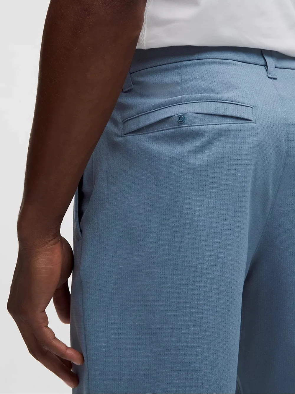 Lululemon ABC Classic Fit Shorts 9" Warpstreme Blue Mens 36-L Stretch 5 Pockets - Picture 7 of 13